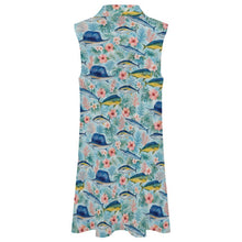 Load image into Gallery viewer, Bluewater Bloom Women’s Collared Shift Dress