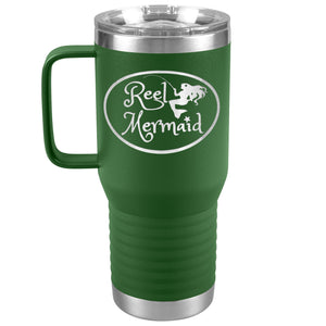 Reel Mermaid Handle Tumbler