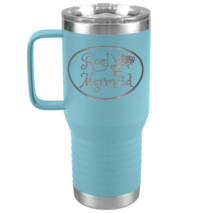 Reel Mermaid Handle Tumbler