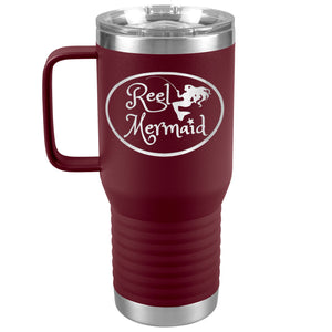 Reel Mermaid Handle Tumbler