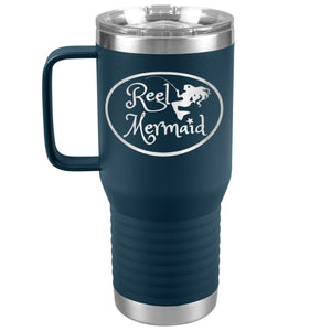 Reel Mermaid Handle Tumbler