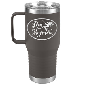 Reel Mermaid Handle Tumbler