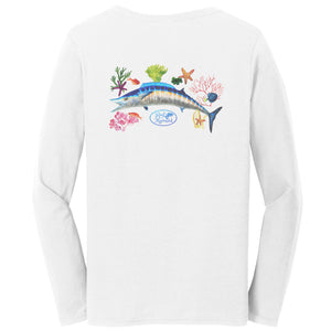 Reel Mermaid Wahoo Long Sleeve
