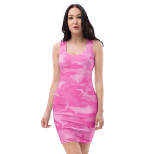 Pink Saltwater Camo Bodycon dress Pink Saltwater Camo Bodycon dress