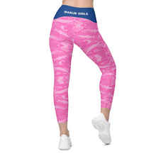 Load image into Gallery viewer, Marlin Girls Custom Leggings with pockets