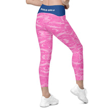 Load image into Gallery viewer, Marlin Girls Custom Leggings with pockets