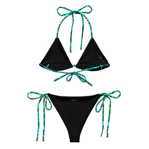 Mermaid Blues recycled string bikini