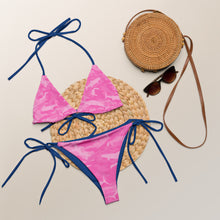 Load image into Gallery viewer, Pink Saltwater Camo recycled string bikini