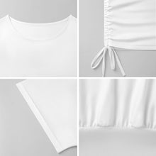 Load image into Gallery viewer, Bluewater Bloom Women’s side tie Short Sleeve Dress