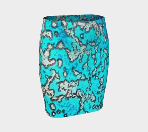 Barrier Reef Fitted Skirt