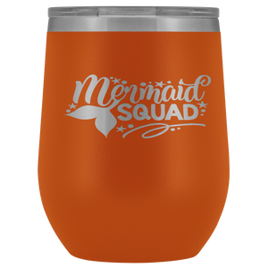 Mermaid Squad Wine Tumbler