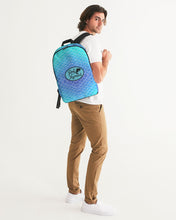 Load image into Gallery viewer, Ombre Blues Reflection Large Backpack