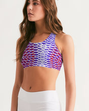 Load image into Gallery viewer, Patriotic Scales Women&#39;s Seamless Sports Bra