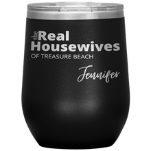 Load image into Gallery viewer, The Real Housewives Wine Tumbler with your location and name - Island Mermaid Tribe