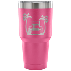 Jeeper and Palm Trees - Island Mermaid Tribe