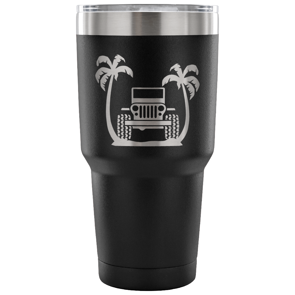 Jeeper and Palm Trees - Island Mermaid Tribe