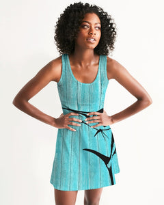 Marlin and Wood Grain Women's Racerback Dress