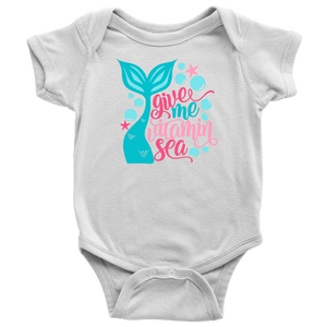 Give Me Some Vitamin Sea!  Baby Onsie - Island Mermaid Tribe