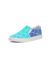 Load image into Gallery viewer, Ombre Blues Women&#39;s Slip-On Canvas Shoe