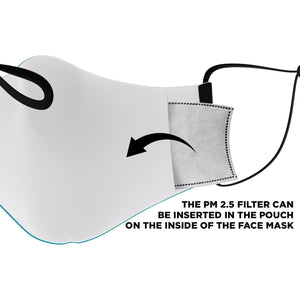 Bahamas Flag Adjustable Face Mask - Island Mermaid Tribe