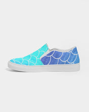 Load image into Gallery viewer, Ombre Blues Women&#39;s Slip-On Canvas Shoe