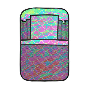 Pink Mermaid Scale Car Seat Back Organizer (2-Pack) - Island Mermaid Tribe