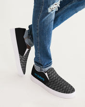 Load image into Gallery viewer, Fin Stalker Fish Scale Grey Men&#39;s Slip-On Canvas Shoe