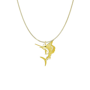 Sterling Silver Sailfish Necklace