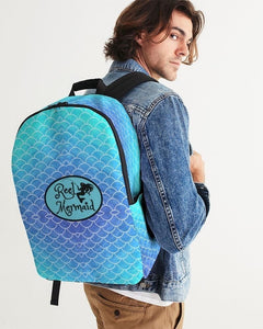 Ombre Blues Reflection Large Backpack