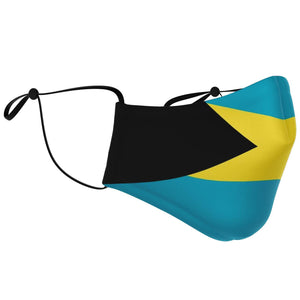 Bahamas Flag Adjustable Face Mask - Island Mermaid Tribe