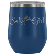 Load image into Gallery viewer, Salty Girl Stainless Steel Wine Tumbler (12 Color Options)