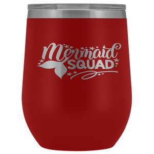 Mermaid Squad Wine Tumbler