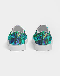 Mermaid Blues Women's Slip-On Canvas Shoe
