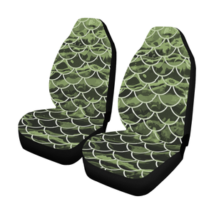 Mermaid Scale Camo Car Seat Covers (Set of 2)