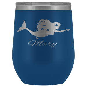 Custom Tumbler - Mary - Island Mermaid Tribe