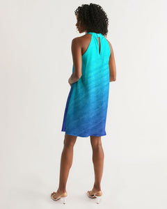 Ombre Sailfish Women's Halter Dress