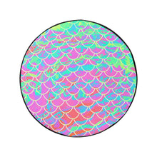 Load image into Gallery viewer, Pink Mermaid Scale 34 Inch Spare Tire Cover - Island Mermaid Tribe