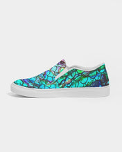 Load image into Gallery viewer, Mermaid Blues Women&#39;s Slip-On Canvas Shoe