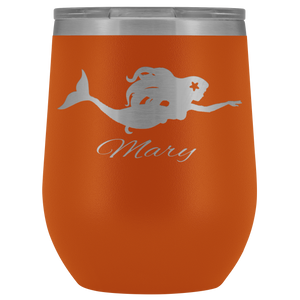 Custom Tumbler - Mary - Island Mermaid Tribe