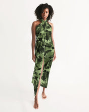 Load image into Gallery viewer, Green Saltwater Camo Swim Cover Up