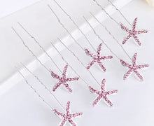 Load image into Gallery viewer, Starfish Hairpins