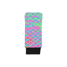 Load image into Gallery viewer, Pink Mermaid Scale Car Shift Knob Cover &amp; Hand Brake Cover - Island Mermaid Tribe