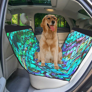 Mermaid Scale Rear Pet Car Seat Cover 55''x58''