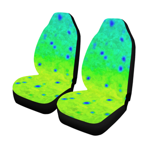 Mahi Print Car Seat Covers (Set of 2) - Island Mermaid Tribe