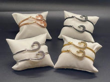 Load image into Gallery viewer, Rhinestone Fish Hook Bangle | Perfect for the Lady Angler