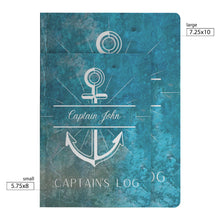 Load image into Gallery viewer, Personalized Captain&#39;s Log Book