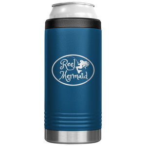 Reel Mermaid Skinny Can Cooler