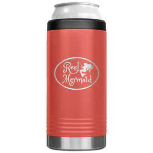 Reel Mermaid Skinny Can Cooler