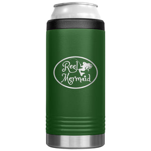 Reel Mermaid Skinny Can Cooler