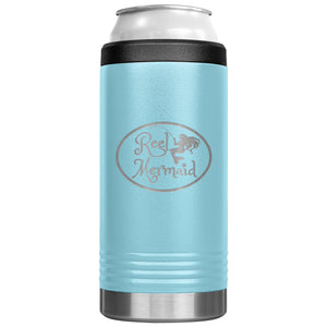 Reel Mermaid Skinny Can Cooler